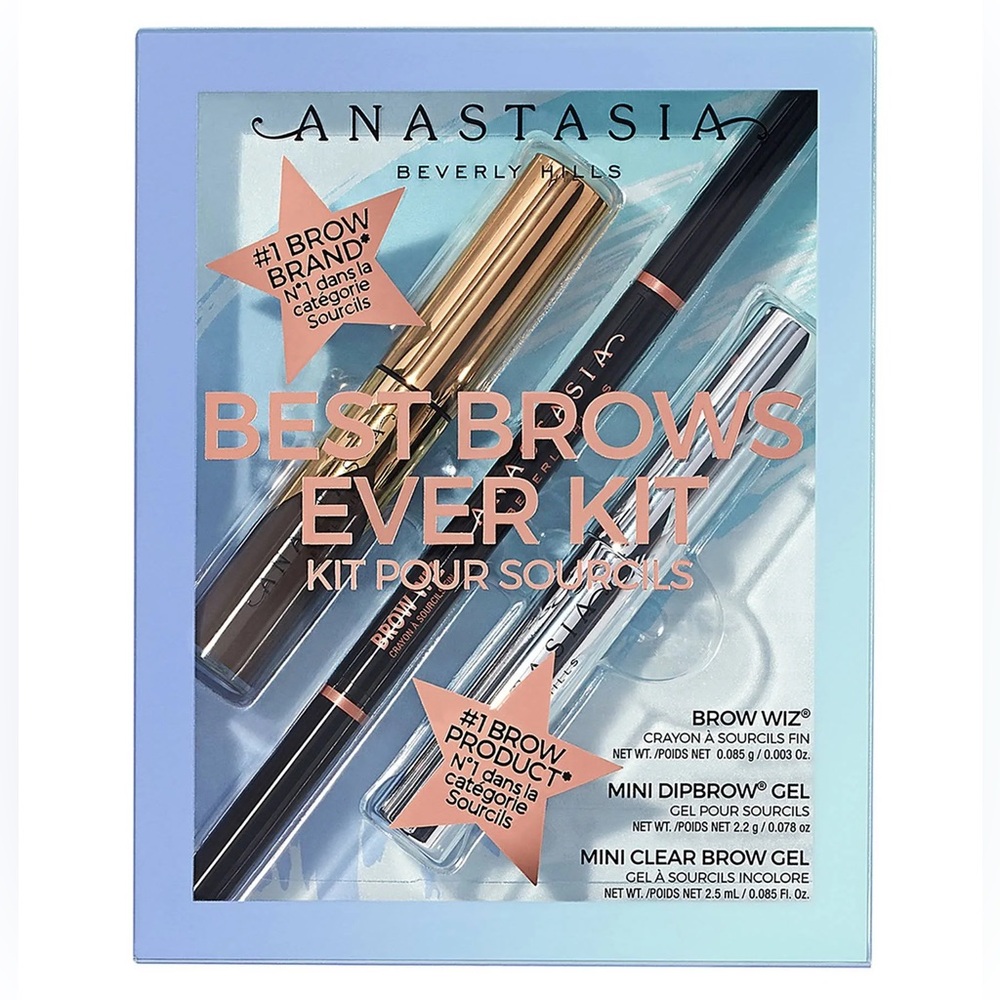 Anastasia Beverly Hills Three Piece Best Brows Ever Kit in Ebony